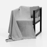 Плед Shimla, серый 130x160 см - фото 5