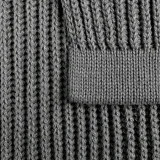 Плед Shirr, серый меланж 125х170 см - фото 4