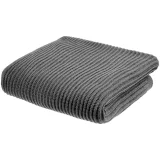 Плед Shirr, серый меланж 125х170 см - фото 7