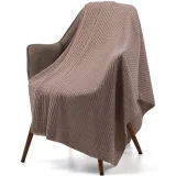 Плед Slumberland, бежевый меланж 120х170 см - фото 1