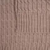 Плед Slumberland, бежевый меланж 120х170 см - фото 3