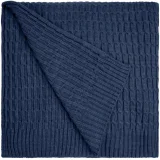 Плед Slumberland, синий (джинс) 120х170 см - фото 2