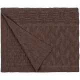 Плед Snippet, коричневый меланж 120х180см - фото 3