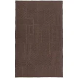 Плед Snippet, коричневый меланж - фото 2