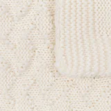 Плед Snippet, молочно-белый 120х180см - фото 4