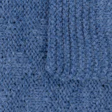 Плед Snippet, синий меланж (джинс) 120х180см - фото 4