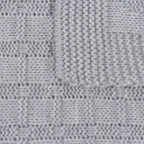 Плед Snippet, светло-серый меланж - фото 4