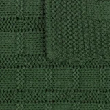 Плед Snippet, темно-зеленый 120х180см - фото 4