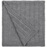 Плед Trenza, серый 110х170 см - фото 1