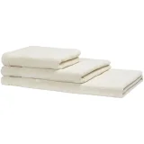 Полотенце Peninsula Large, бежевое 70x140 см - фото 2