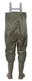 Полукомбинезон рыбацкий ЭВА/ТЭП + Нейлон ПЕРЕКАТ (TORVI) мужской, утепленный, оливковый - фото 2