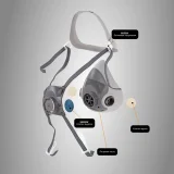 Полумаска защитная из термопласта, размер M, 5500 Jeta Safety (аналог 3M-6200) - фото 5