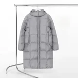 Пуховик унисекс Kapsula, серый - фото 1