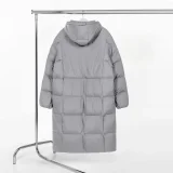 Пуховик унисекс Kapsula, серый - фото 2