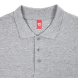 Рубашка поло мужская Adam, серый меланж - фото 7