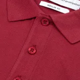 Рубашка поло мужская Neptune, вишнево-красная - фото 9