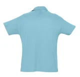 Рубашка поло мужская Summer 170, бирюзовая - фото 3