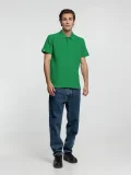 Рубашка поло мужская Virma Premium, зеленая - фото 7