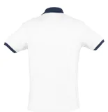 Рубашка поло Prince 190, белая с темно-синим - фото 3