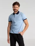 Рубашка поло Prince 190, голубая с темно-синим - фото 9