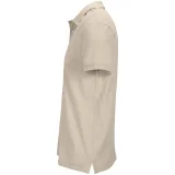 Рубашка поло унисекс Pacific, бежевая (льняная) - фото 3