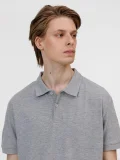 Рубашка поло унисекс Pacific, серый меланж - фото 5