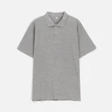 Рубашка поло унисекс Tervise, серый меланж - фото 1