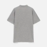 Рубашка поло унисекс Tervise, серый меланж - фото 2