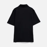 Рубашка поло унисекс Tiimi, черная - фото 3