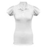 Рубашка поло женская Heavymill белая - фото 1