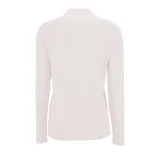 Рубашка поло женская с длинным рукавом Perfect LSL Women, белая - фото 2