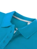 Рубашка поло женская Virma Premium Lady, бирюзовая - фото 6