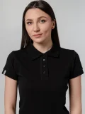 Рубашка поло женская Virma Premium Lady, черная - фото 12