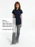 Рубашка поло женская Virma Premium Lady, темно-синяя - фото 6