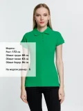 Рубашка поло женская Virma Premium Lady, зеленая - фото 10