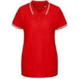 Рубашка поло женская Virma Stripes Lady, красная - фото 1
