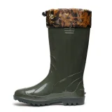 Сапоги ПВХ модель 171У (ДЮНА) мужские, с надставкой, утеплённые (НТП), оливковые - фото 6