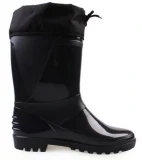 Сапоги ПВХ D-28 Н (STEP) мужские, с надставкой, черные - фото 2