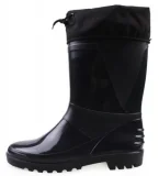 Сапоги ПВХ D-28 Н (STEP) мужские, с надставкой, черные - фото 3