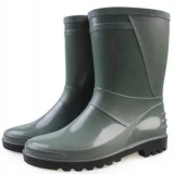 Сапоги ПВХ D-28 (STEP) мужские, оливковые - фото 1