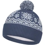 Шапка Elnik, серая с молочно-белым - фото 1