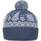 Шапка Elnik, серая с молочно-белым - фото 2