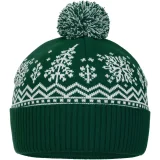Шапка Elnik, зеленая с молочно-белым - фото 2
