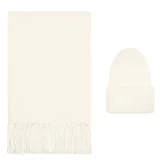 Шапка Flette, молочно-белая - фото 4