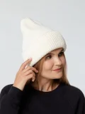 Шапка Flette, молочно-белая - фото 5