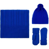 Шапка Knit Beat, синяя - фото 4