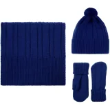 Шапка Knit Beat, темно-синяя - фото 4