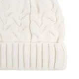 Шапка Loren, молочно-белая (ванильная) - фото 4