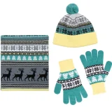 Шапка Mirakler, зеленая с желтым - фото 4