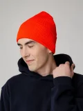 Шапка Real Rib, красно-оранжевая - фото 4